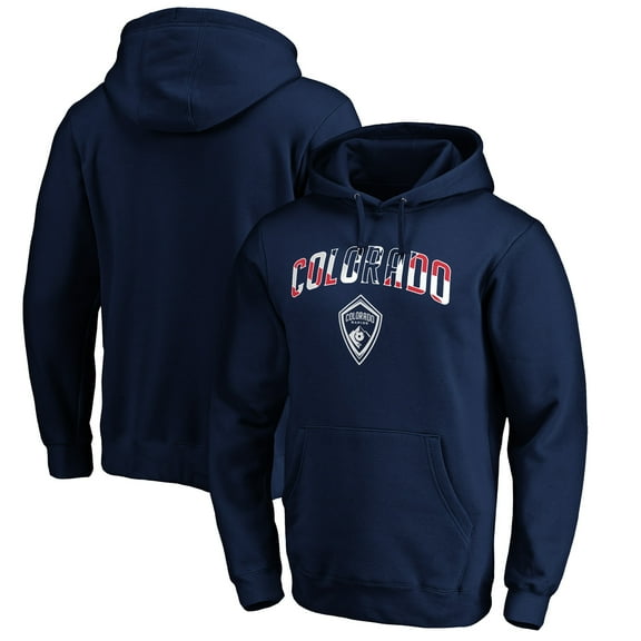 Men's Navy Colorado Rapids Banner Wave Pullover Hoodie