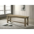 thumbnail image 2 of Coaster Cardova 51" Rubberwood Dining Bench in Vineyard Oak, 2 of 8