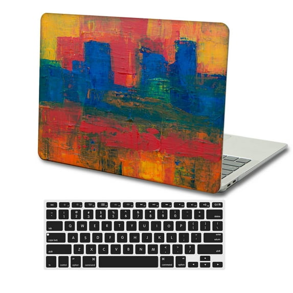 KSK KAISHEK Hard Shell Cover Only Compatible 2010 2011 2012 2013 2014 - 2017 Released Old Version MacBook Air 13" with Not Retina Display Model: A1466 A1369 Red series 0612 + Black Keyboard Cover