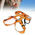 thumbnail image 1 of Cinturón de seguridad para escalada, cinturón de seguridad para escalada Arnés de seguridad para escalada naranja Arnés de seguridad para exteriores Características mejoradas, 1 of 8