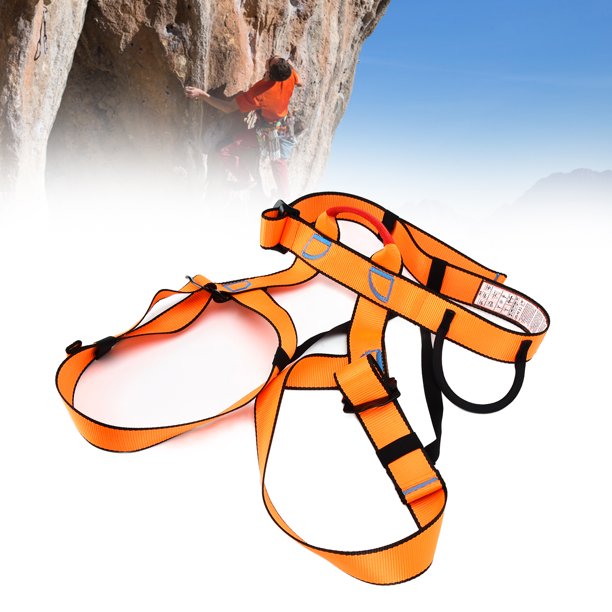 Climbing Safety Harness,Climbing Safety Belt Orange Sports Safety
