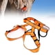 thumbnail image 1 of Arnés de seguridad para escalada, cinturón de seguridad para escalada, arnés de seguridad deportivo naranja, cinturón corporal para rappel, alta capacidad Jadeshay A, 1 of 8