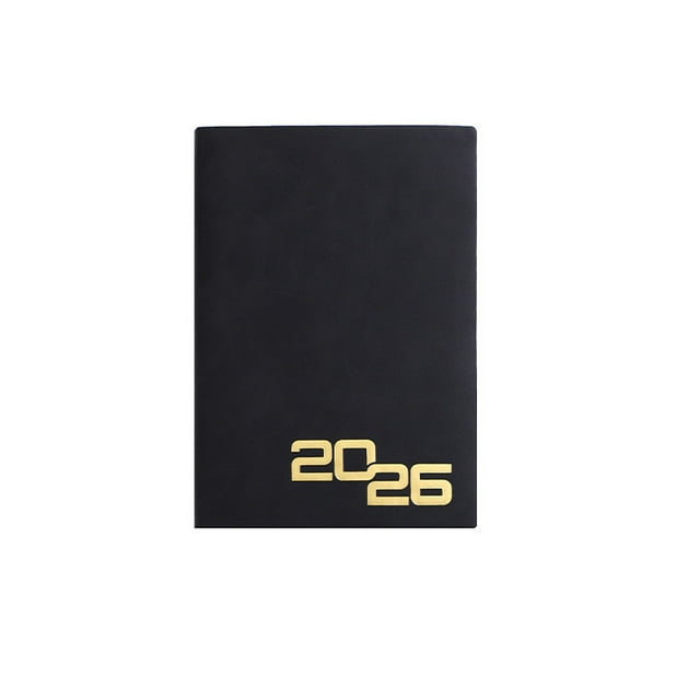 Uscallm 2026 Daily Planner 365 Days English Planner For Professionals Study, 152 Sheets Thick Paper Dated Diary With Weekly Monthly Layouts Goal-Setting Sections, Elegant Foil-Stamped Cover Design