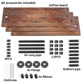thumbnail image 5 of 3-Tiers Industrial Pipe Shelves, Rustic Wall Mount Shelf, Metal Hung Bracket Bookshelf, 5 of 7