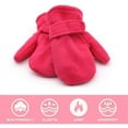 thumbnail image 3 of Baby Toddler Mittens, Boys Girls Winter Outdoor Gloves, Kids Easy-On Fleece Warm Mitterns, 3 of 5