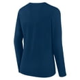 thumbnail image 3 of Women's Fanatics Navy Chicago Bears Long Sleeve Scoop Neck T-Shirt, 3 of 3