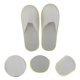 thumbnail image 3 of Ofertas Únicas 1Par de Zapatillas Desechables Plegables con Punta Cerrada Antideslizantes para Hotel Color Gris Claro, 3 of 5