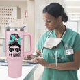 thumbnail image 6 of Nurse Tumbler,Nurse Gifts for Women,Nurses Week Gifts, Nurse Appreciation Gifts,Gifts for Nurses, Nursing Gifts, New Nurse Gifts,Nurse Practitioner Gifts for Women,40oz With Handle & Straw Lid, 6 of 6