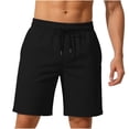 thumbnail image 5 of gbyLJF Men's Workout Running Shorts Quick Dry Beach Swim Trunks with Pockets Drawstring Elastic Waist Summer Shorts, 5 of 9