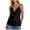 Black, variant on Mnuaqn Women's Satin Lace Camisole Top V Neck Sleeveless Going Out Party Tank Tops (Dark Green,XXL)