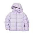 thumbnail image 2 of Esaierr Toddler Boy Girl Down Coat Kids Hooded Jacket Puffer Down Coat Lightweight Winter Warm Coat Solid Color for 3-12Y, 2 of 5
