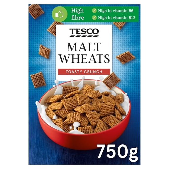 Tesco Malt Wheats Cereal 750G, Imported from Britain