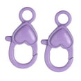 thumbnail image 6 of perfeclan 2 Pieces Lobster Clasp Lobster Claw Clasp DIY Heart Shape, Cute Keyring Buckle Hook for Purse Keychain, Sewing Charms Keyring, 6 of 9
