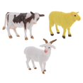 thumbnail image 3 of Simulation Animal Models 3Pcs Animal Shape Dolls for DIY Enthusiasts Moss Landscapes PVC Decorative Accessories, 3 of 3