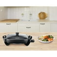 thumbnail image 4 of Brentwood 12-In. 1,300-Watt Nonstick Electric Skillet with Glass Lid, SK-65PT, 4 of 5