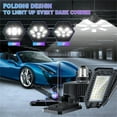 thumbnail image 3 of 160W 7+1 LED Foldable Garage Light 1 Pack, Deformable Ceiling Light with Adjustable Panels, Super Bright LED Shop Light for Garage, Workshop, Basement, Barn, 3 of 7