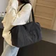 thumbnail image 4 of Bolso de tela de nailon para mujer, bolsa de hombro informal de gran capacidad, a la moda, de viaje de corta distancia, para Fitness, novedad de 2024, 4 of 5