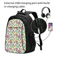 thumbnail image 2 of Balery Vector Mexican Otomi Style Bright Print USB Charging Backpack for Men and Women - Water-Resistant, Anti-Theft Laptop Backpack with USB Port for Travel, Work, School, and College, 2 of 7