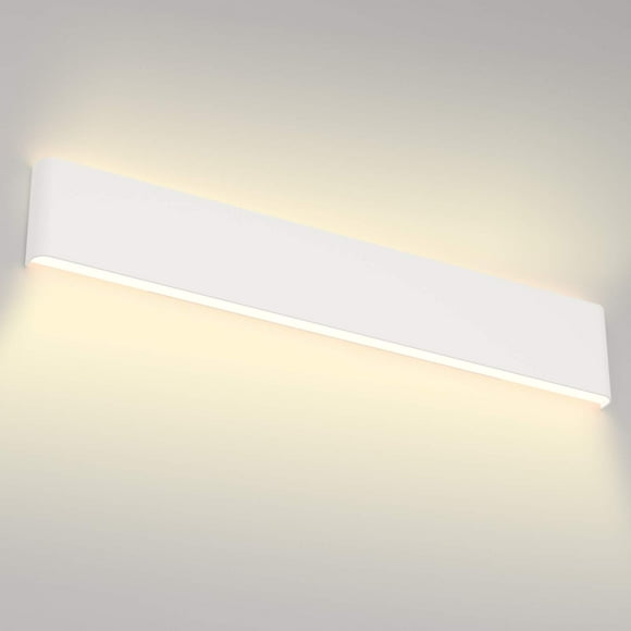 Aipsun 30W/32.6 Pouces Lumière de Meuble-Lavabo Moderne LED pour Salle de Bain Luminaire Mural Haut et Bas (Blanc Chaud 3000K)