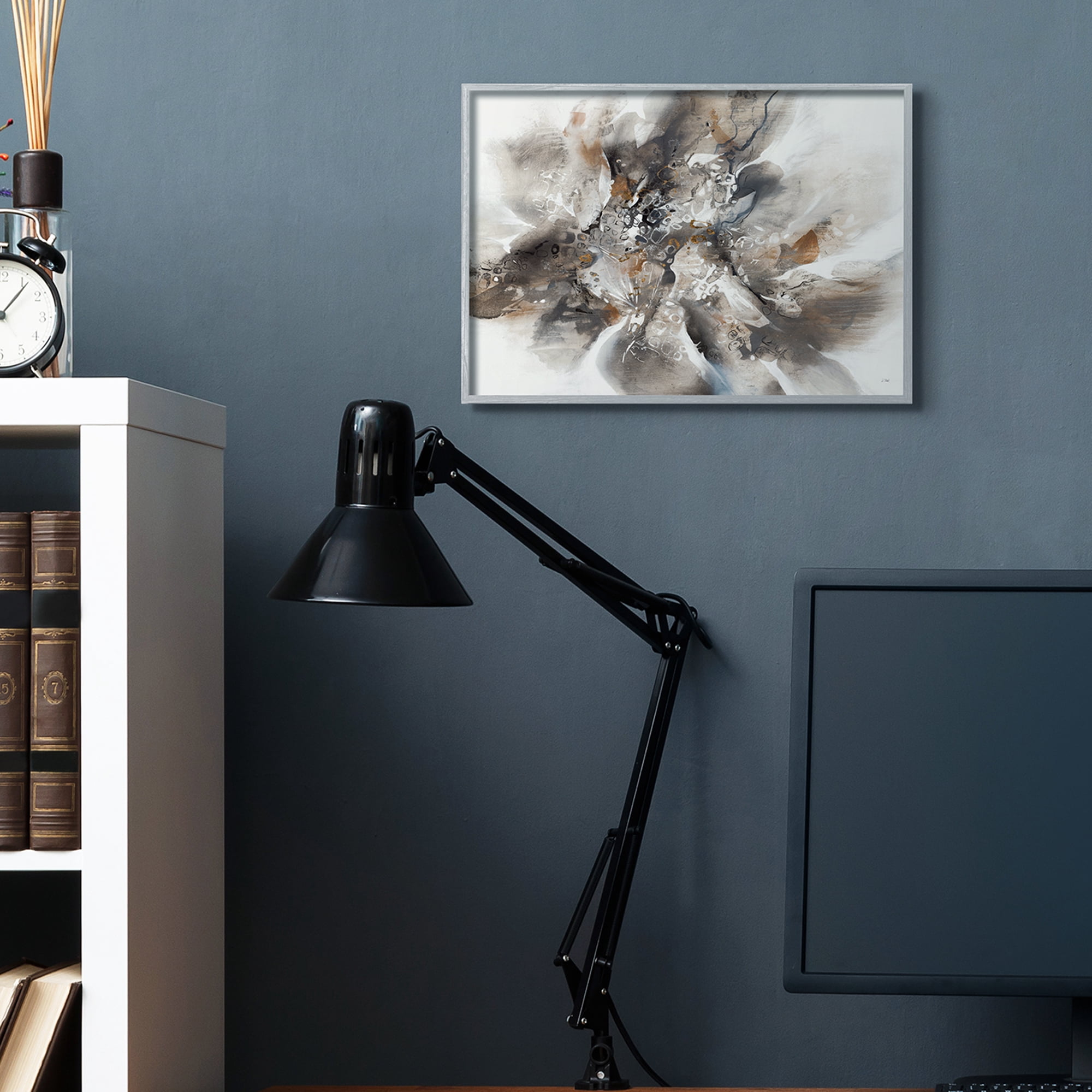 Stupell Industries Chaotic Abstract Brush Strokes Square Shape Patterns,16 x 20,Designed by K. Nari