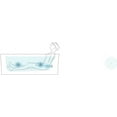 thumbnail image 3 of Kohler 852-JH-0 60 x 32 in. Tea-for-Two Drop-In Undermount Whirlpool Bath - White, 3 of 6