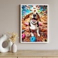 thumbnail image 5 of Póster de perro nadando, cocker spaniel, beagle, bernés, montaña, dóberman, impresión de arte de pared, imágenes, pintura en lienzo, decoración del hogar, 5 of 5
