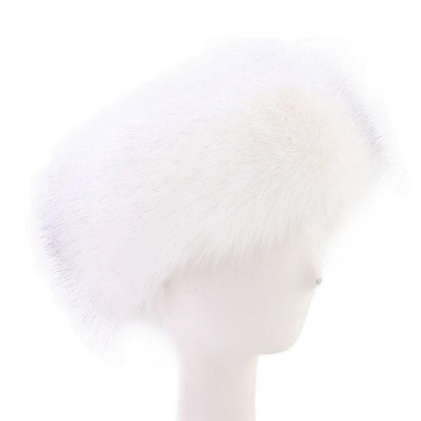 Diadema de Elástico, Bandas Gruesas para El Pelo, Calentador de Oídos para Mujeres, Deportes de Ejercicio de Invierno , Blanco Salvador Dali Diademas calentadoras de orejas de piel