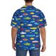 thumbnail image 3 of Balery Submarines And Whales Camisa Casual de Manga Corta con Botones para Hombre, Texturizada, Estilo Cubano, para Playa, Verano-X-Large, 3 of 5