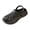 Black, variant on Womens Mens Clogs Garden Shoes with Back Strap Unisex Adult Quick Drying Comfortable Chunky Platform Arch Support Nursing Walking Closed Toe Sandals Black Size 8