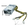 thumbnail image 5 of 200/300/400/500W 1U Small Form Factor Flexs ATXs Power Supply with PCIe 6Pin Connectors for IT Professionals, 5 of 9