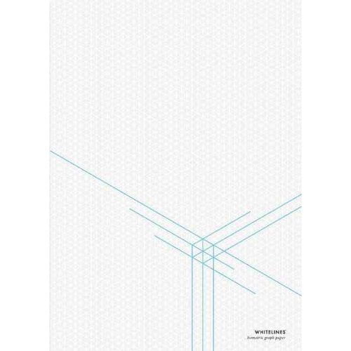 whitelines orange glue a4 3 d dimension isometric graph paper 3 d graph paper