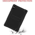 thumbnail image 5 of Fesign case for DOOGEE T10 Plus,UMIDIGI A13 10.5",TECLAST T40HD T40Air 10.4" Hybrid Shockproof Protective Kids Firendly Case with Hard Shell Built in Kickstand Shoulder Strap (Black/Black), 5 of 9