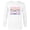 White, variant on Pride Flag Logo Colors of the Rainbow - Long Sleeve T-Shirt for Men - Customized-White