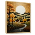 thumbnail image 2 of Designart "Countryside Reverie Painting V" Landscape & Nature Floater Framed Canvas Print, 2 of 7