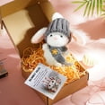 thumbnail image 2 of Handmade Mini Bunny Hug Cute Easter Gift, Mini Bunny Hugs in Box, Soft Plush Bunny Stuffed Animal, Easter Basket Stuffers with Inspirational Card, 2 of 8