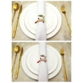 thumbnail image 3 of Bearachild 1 Juego de hebillas para servilletas exquisitas servilletas antioxidantes anillos Material de aleación hebillas de toalla brillantes para la Mostrada color oro rosa Bearachild HA060566-03, 3 of 6
