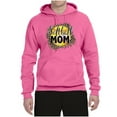thumbnail image 3 of Softball Mom Animal Print Girl Sports Unisex Graphic Hoodie Sweatshirt, Neon Pink, Small, 3 of 5