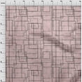 thumbnail image 4 of oneOone Cotton Cambric Peach Fabric Geometric Sewing Fabric By The Yard Printed Diy Clothing Sewing Supplies 56 Inch Wide-85, 4 of 6