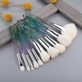 thumbnail image 2 of Makeup Brush Set, 10pcs Sparkling Makeup Bru Synthetic Bristles Foundat B Eye Makeup Brush, 2 of 4