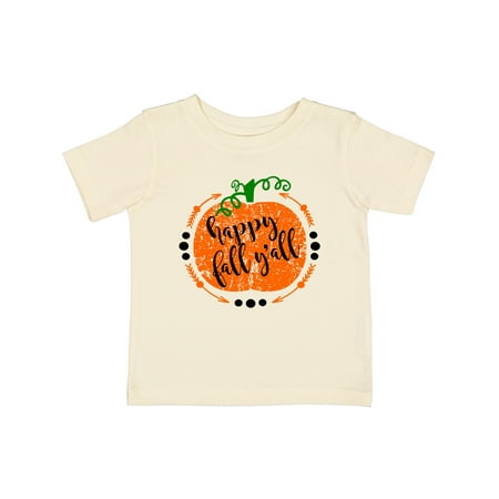 

Inktastic Happy Fall Y all Pumpkin Gift Baby Boy or Baby Girl T-Shirt