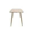 thumbnail image 2 of MUNDO IN MUEBLES Mesa de Comedor MURCIA 1354 Roble | Cubierta de Melamina con Bordes Redondeados | Estructura de Metal Resistente | Niveladores Ajustables para Estabilidad, 2 of 9
