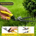 thumbnail image 2 of ALLJOY Edger Lawn Tool, Half Moon Lawn Edger, Saw-Tooth Garden Edger for Grass, Sidewalk, Garden, Yard, 2 of 7