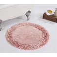 thumbnail image 1 of Better Trends BARR30RPI Better Trends Shaggy Border Collection 100% Cotton 30' Round Bath Rug in Pink, 1 of 4
