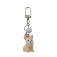 thumbnail image 6 of Flocking Shiba Inu Keychain Phone Lanyard Rope Artistic Dog Figure Lightweight Construction Ornament For Keyrings, 6 of 8