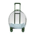 thumbnail image 1 of Estuche Portátil para Mascotas, Cremalleras Dobles Duraderas Agujeros Transpirables Bolsa para Perros con Barra de Acoplamiento de 3 Secciones para Vi Completamente transparente SM SunniMix Caja de la carretilla, 1 of 8