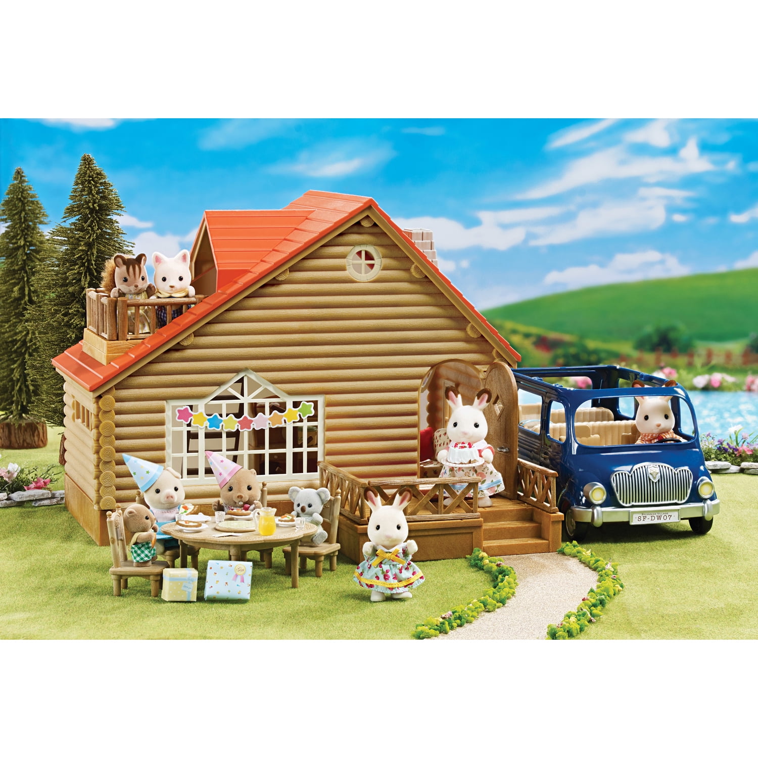 lakeside lodge gift set calico critters