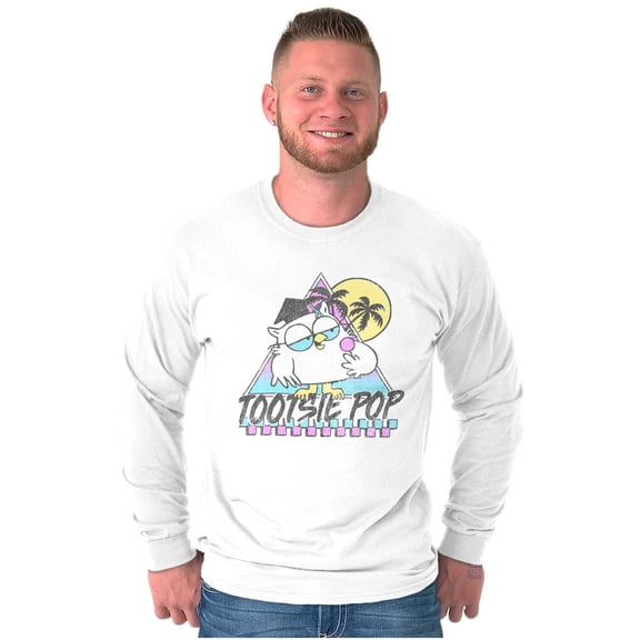 Tootsie Pop Mr Owl Summer Vacation Long Sleeve TShirt Men Women Brisco Brands S