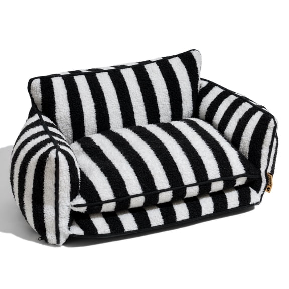 Large Pet Couch Beds for Dogs Cats,Plush Soft Warming Machine Washable Puppy Bed with Non-Slip Bottom, 47.24"Lx29.53"Wx15.75"H