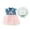Pink, variant on Odeerbi Cute Tulle Dresses For Girls Baby Toddler 2025 Fashion Sleeveless Sweet Embroidery Print Ruffle Denim Dress Hat Set Blue