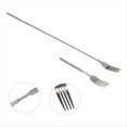thumbnail image 1 of Tenedores Extensibles, Tenedores Telescópicos para Barbacoa de Acero Inoxidable, 8,7-25,4 Pulgadas, Tenedor de para Postre, Tenedores para Cubiertos de Postre de Fruta, 1 of 5
